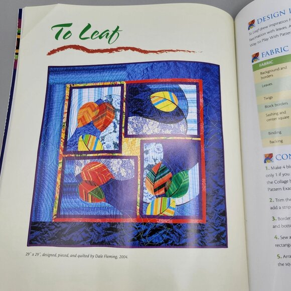 Pieced Curves So Simple Quilting Book Dale Fleming Craft Book - Picture 6 of 12